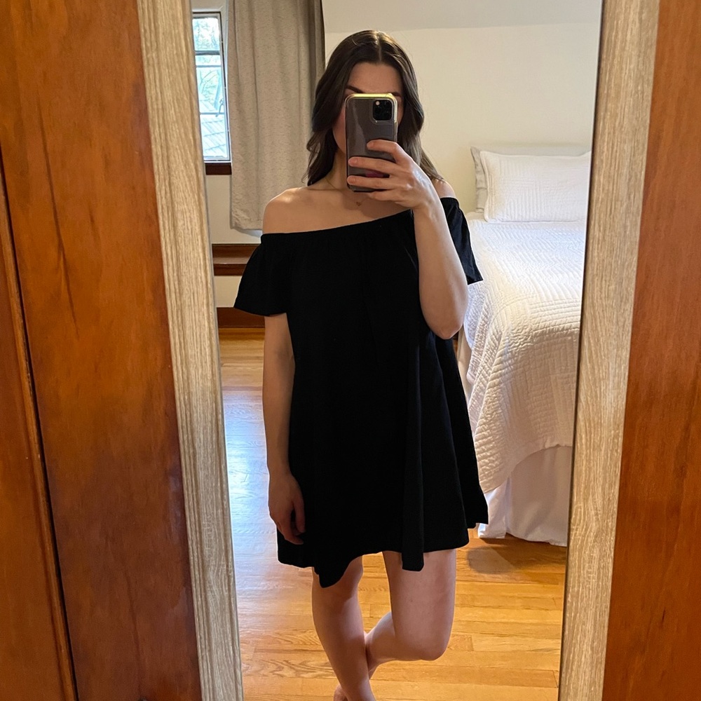 ASOS NWT off the shoulder babydoll dress